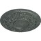 Ekena Millwork Jackson Ceiling Medallion (Fits Canopies up to 13 1/2"), 32 3/4"OD x 2 1/2"P, Athenian Green Crackle CM32JAAGC - alternate 4